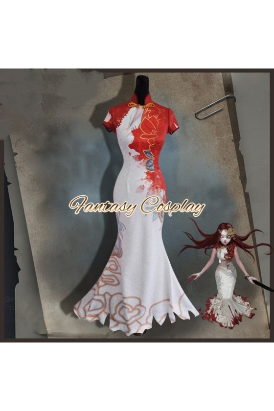 Identity V Geisha Lady Thirteen Hanfu Cheongsam Cosplay Costume